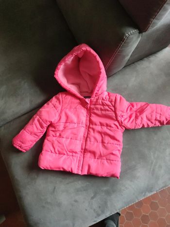 Doudoune manteau hiver fille enfant rose pink