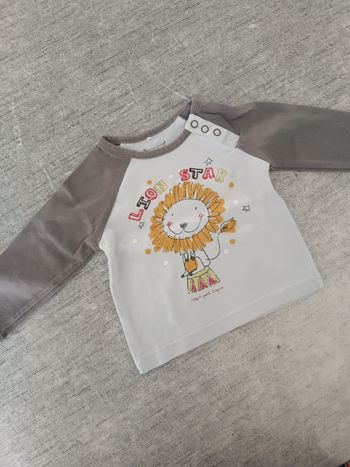 T-shirt bébé garçon 3 mois