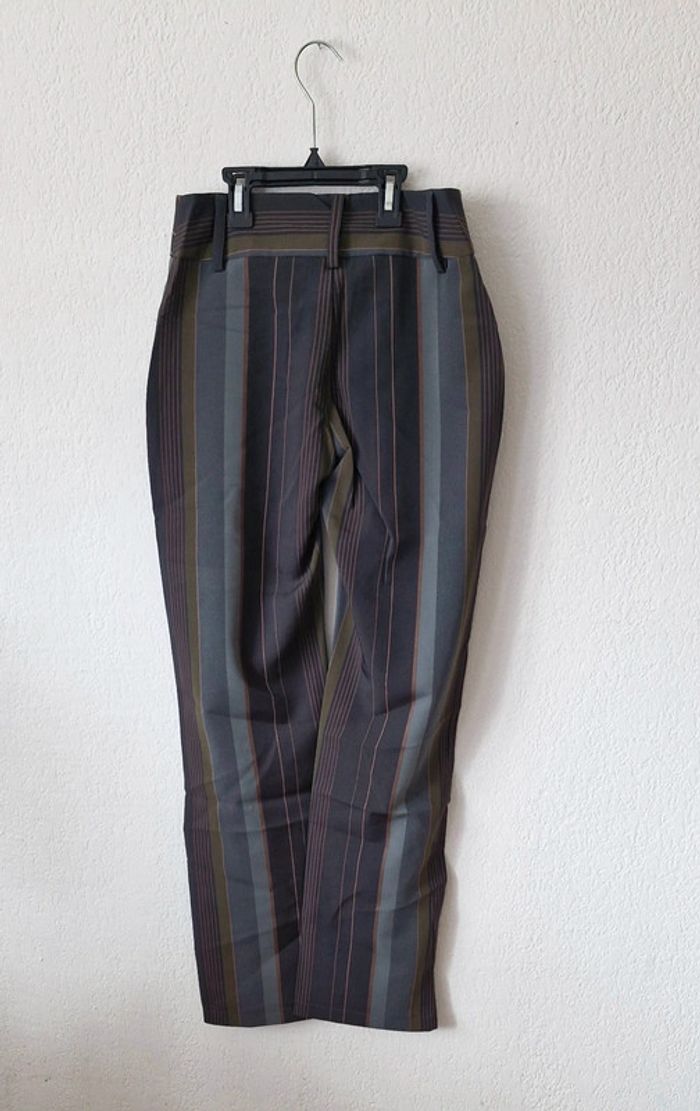 🧡 Pantalon gris pour femme taille S - photo numéro 3