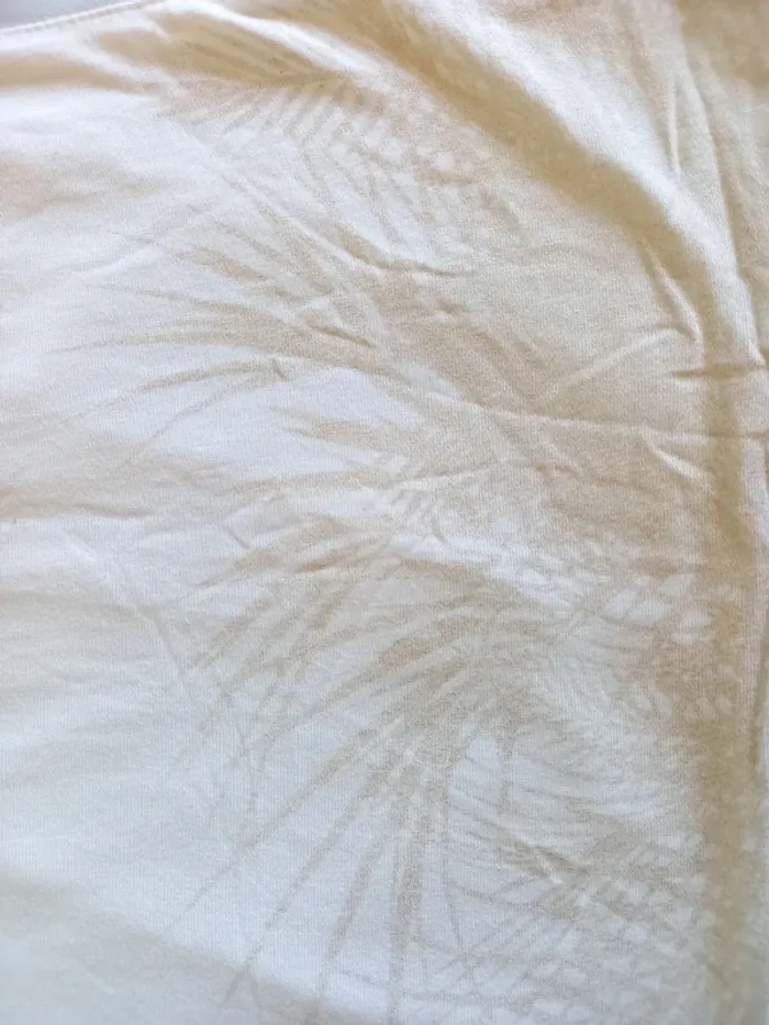 Tee shirt blanc Morgan avec motif doré - photo numéro 3