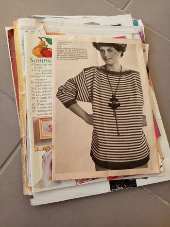 Divers patrons tricot couture