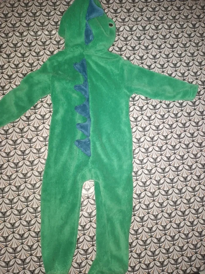 Pyjama chaud dinosaure 18 mois - photo numéro 2