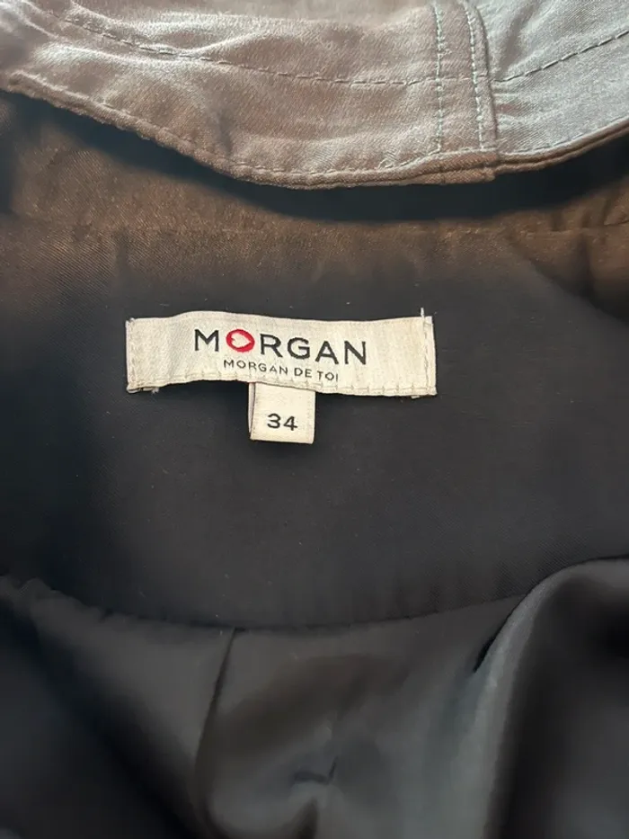 Trench à capuche Morgan noir / 222-Gedeo T34 - photo numéro 4