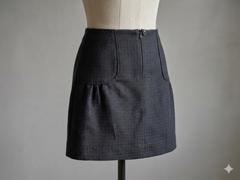 Jupe courte noire Longueur 29 cm Taille 38 H§M Neuve