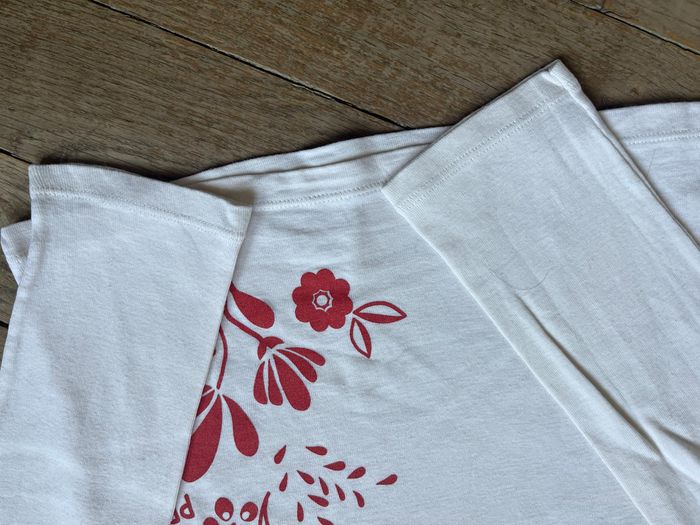 Tee-shirt crème Petit Bateau 8 ans - photo numéro 3