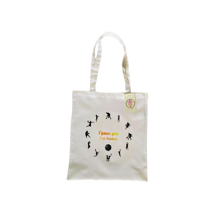 Sac personnalisable « j’peux pas j’ai basket » - photo numéro 2