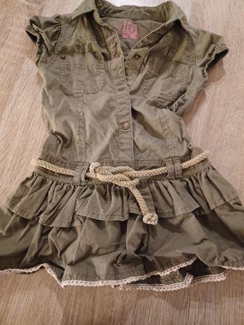 Robe kaki 2 ans
