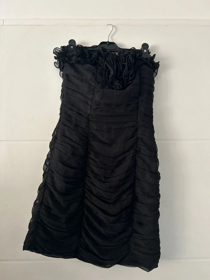 Robe noir bustier