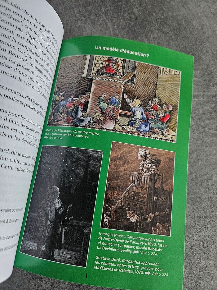Livre scolaire "Gargantua" de François Rabelais - Edition BAC - photo numéro 6