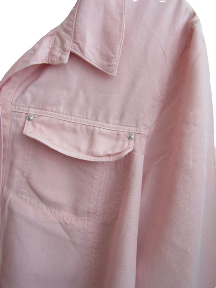 chemise sur chemise sur robe en 100% lyocell marque Christine laure taille indiquée 5 = 48/50 - photo numéro 3