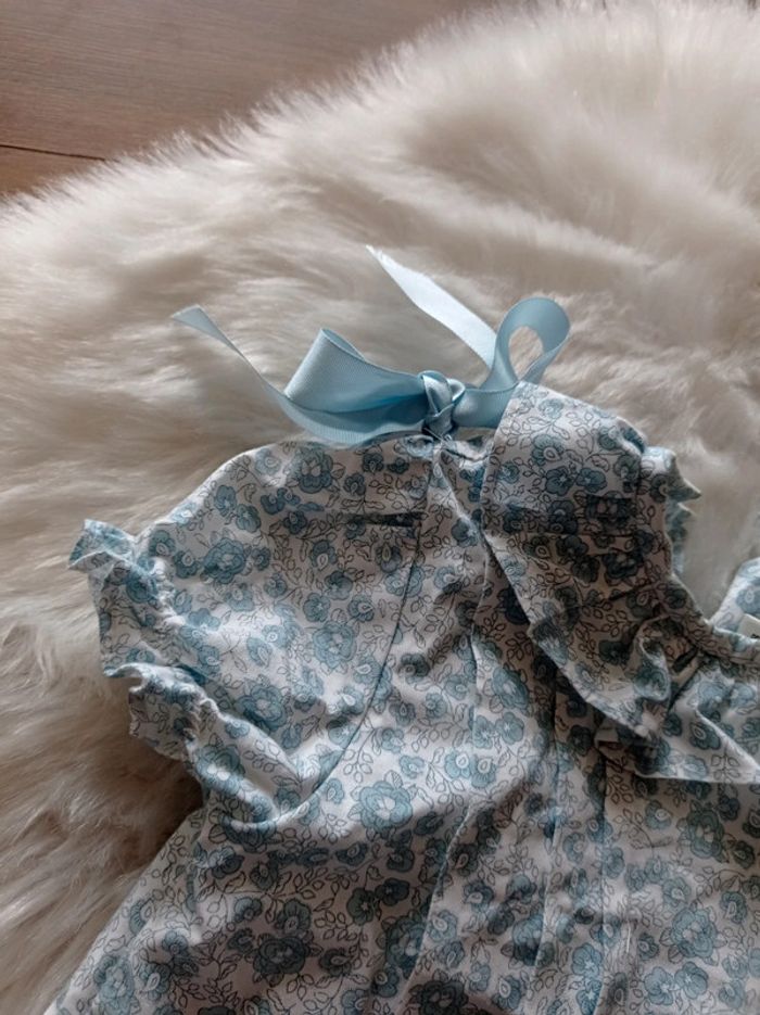 Robe chic liberty bleu Lola palacios 4 ans - photo numéro 2