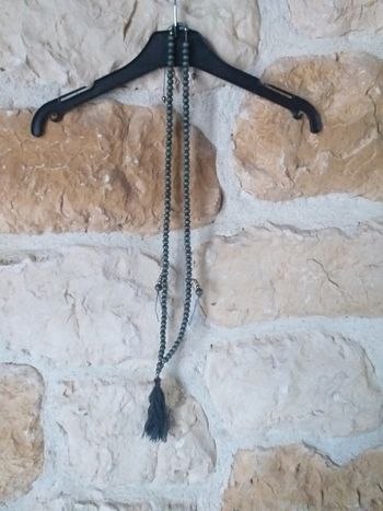 Collier bleu émeraude