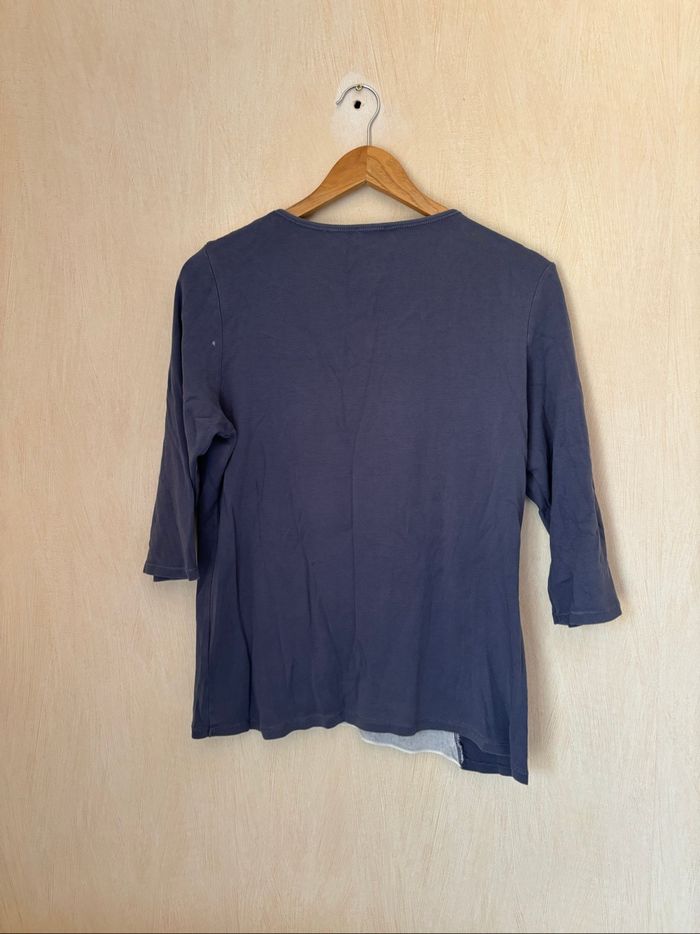 Haut bleu et blanc - photo numéro 7