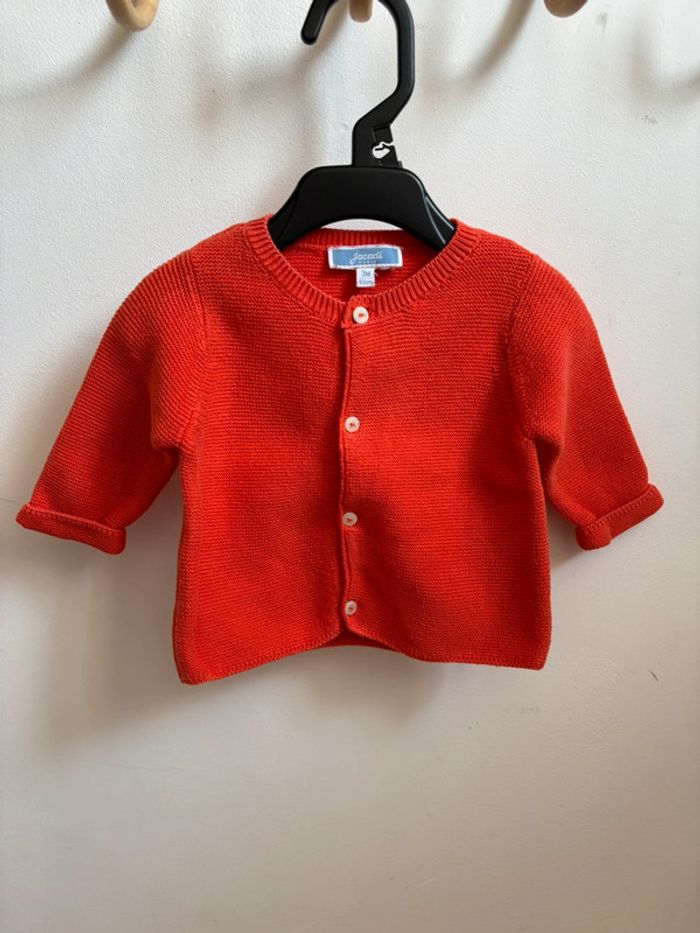 Gilet Jacadi corail 3 mois - photo numéro 2