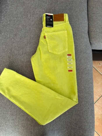 Jean levis 80s mom vert pomme