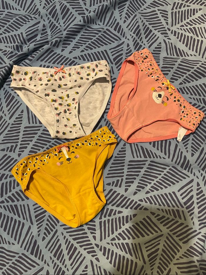 Lot de 3 culottes Zélande 2/4 ans