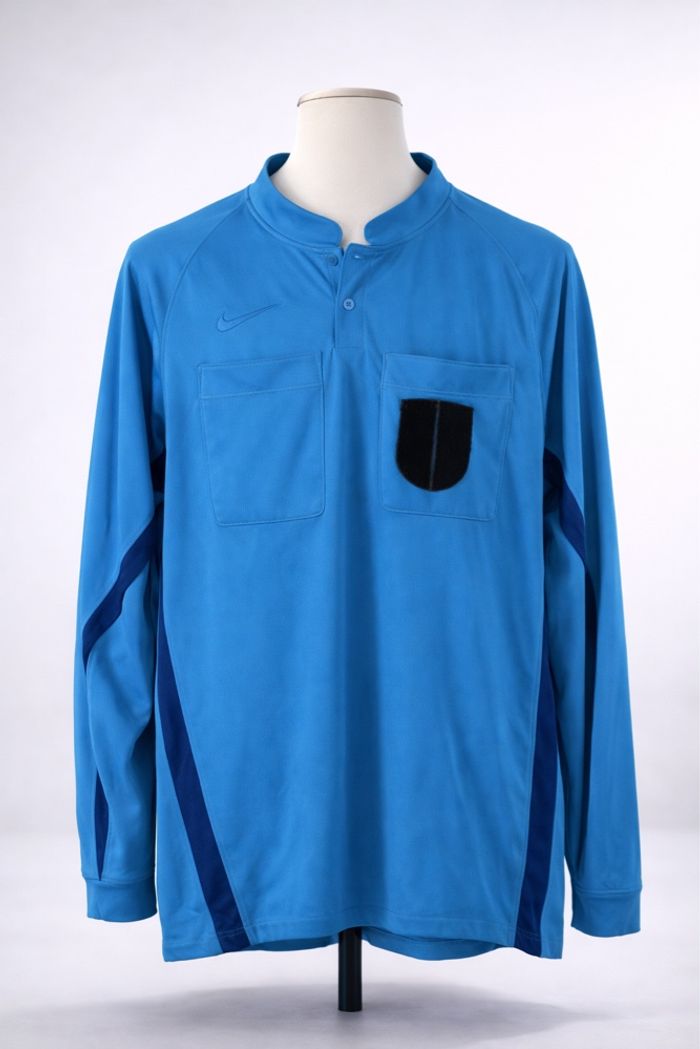 Maillot Arbitre Nike Bleu - Manches Longues - Taille L - Rare