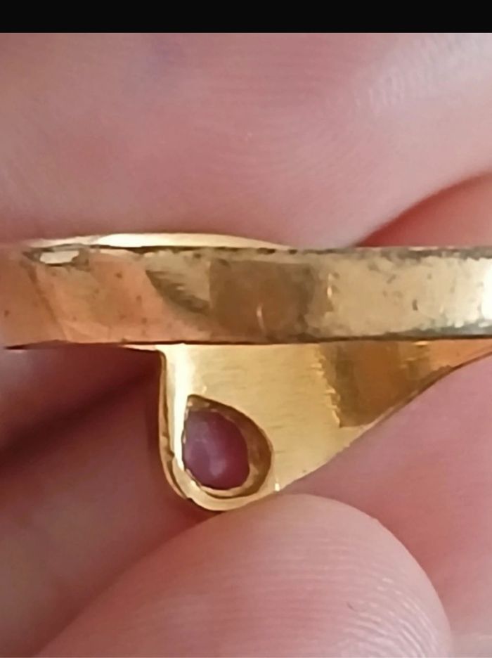 Bague en plaque or - photo numéro 3