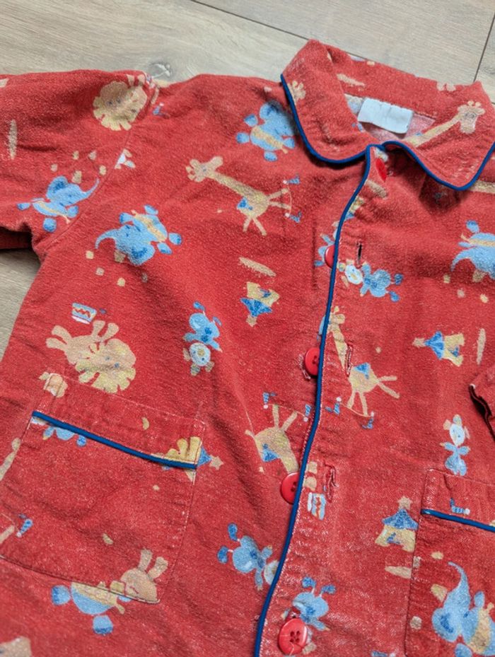 Joli pyjama animaux vintage 3 ans - photo numéro 2