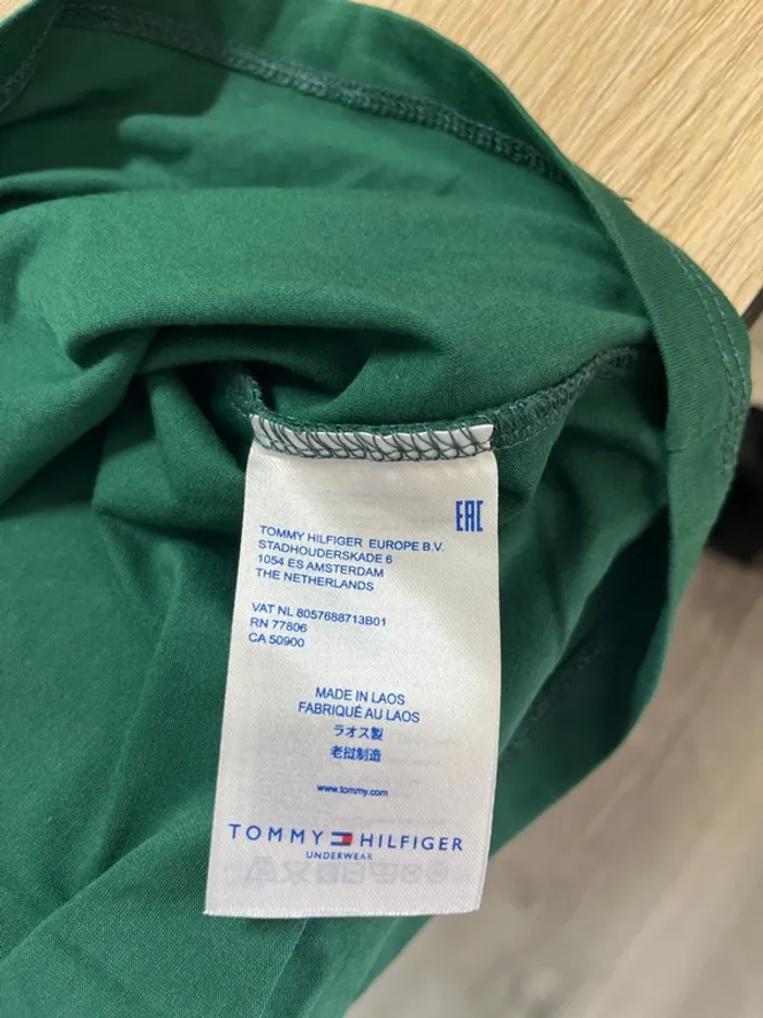 T-shirt Tommy Hilfiger - couleur vert - taille XXL - photo numéro 5