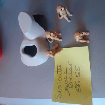 Playmobil 6655 suricates avec rocher complet lot 2