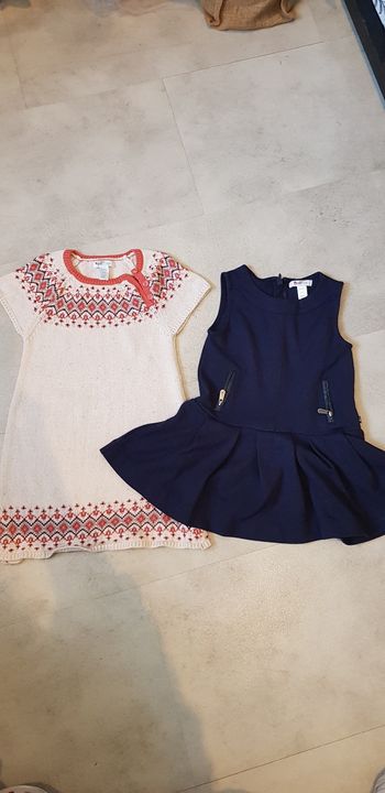 Lot 2 robes okaidi 3 ans