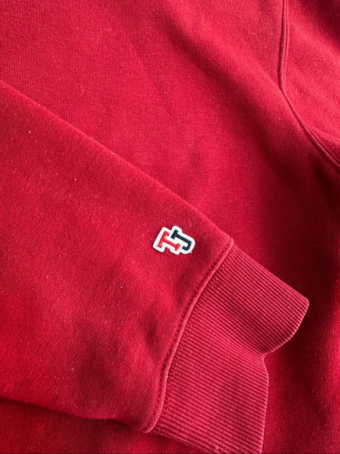 Sweat à capuche Tommy Hilfiger bordeaux - photo numéro 4