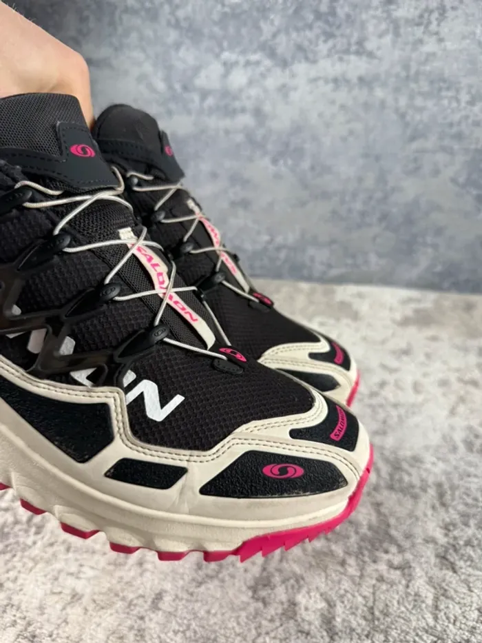 Salomon ACS+ Heritage - Black & White & Pink - photo numéro 16
