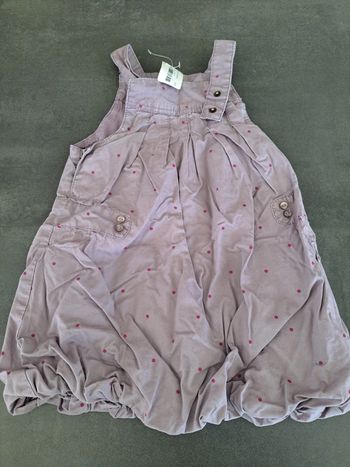robe mauve obaibi 12 mois