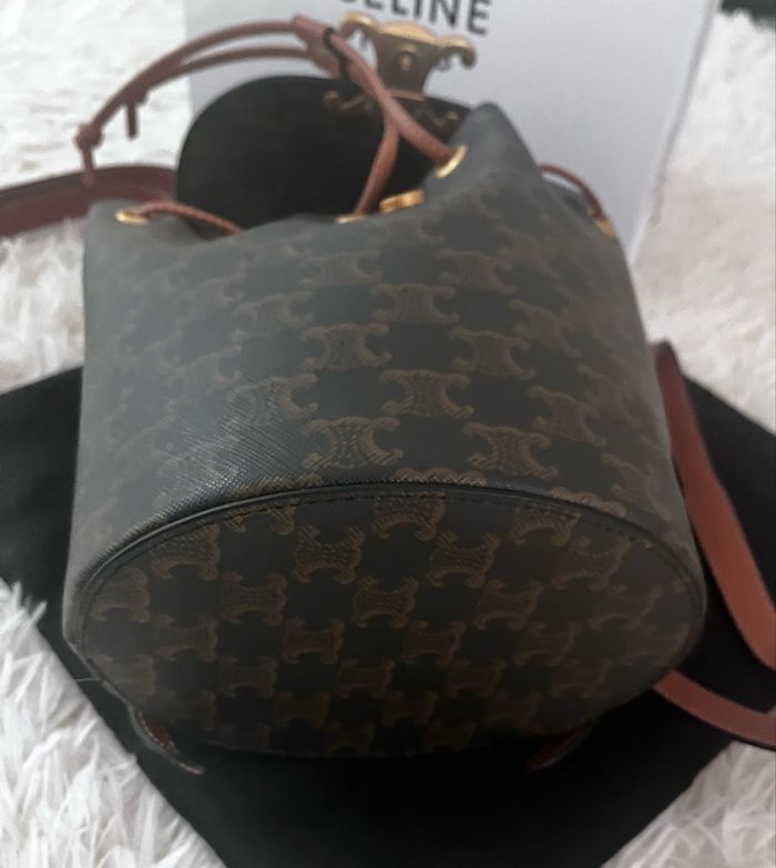 Sac à dos Céline marron et camel neuf - photo numéro 8