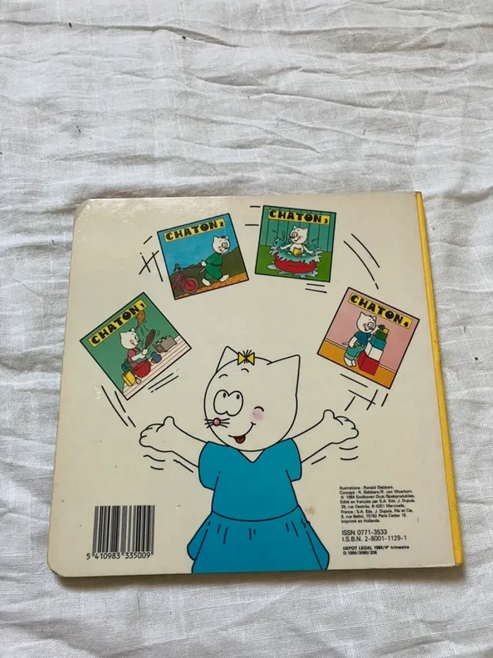 Livre bébé – Chaton 2 – Mes premiers livres Éditions Dupuis - photo numéro 7