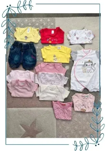 Lot 62-68 cm 3 et 6 mois fille