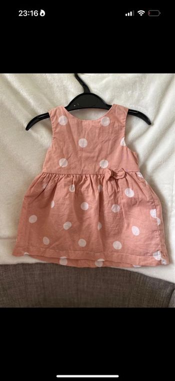 Robe rose bébé 3 mois