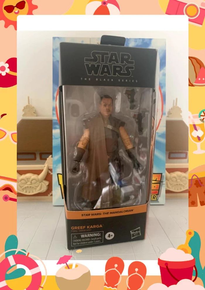Neuf scéllé Figurine Star Wars black séries Greef Karga - photo numéro 2