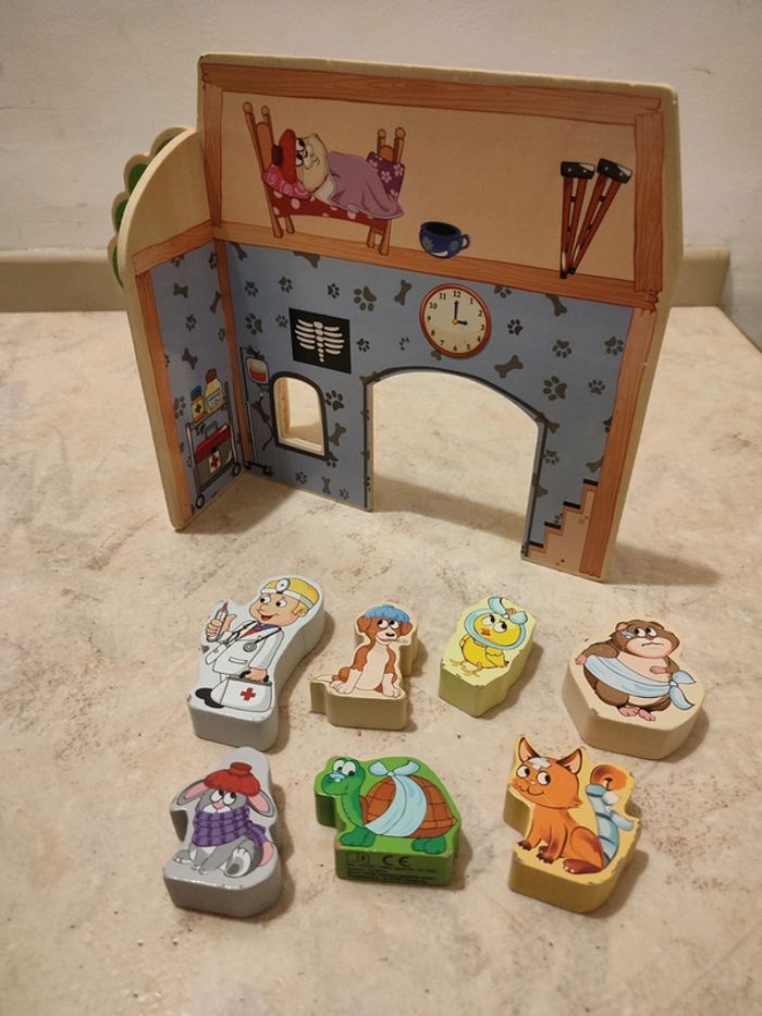 Jeu en bois cabinet vétérinaire - photo numéro 2