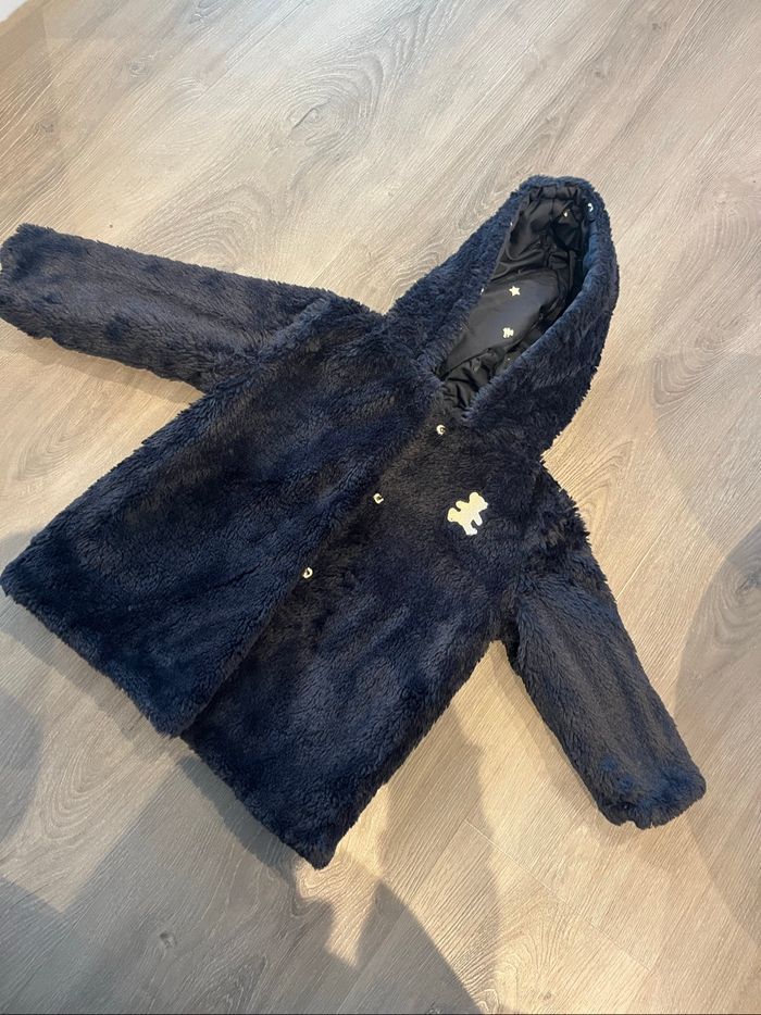 Manteau réversible Lulu Castagnette fille - photo numéro 4