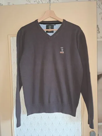 Pull homme marron tout doux Volapié L tbe