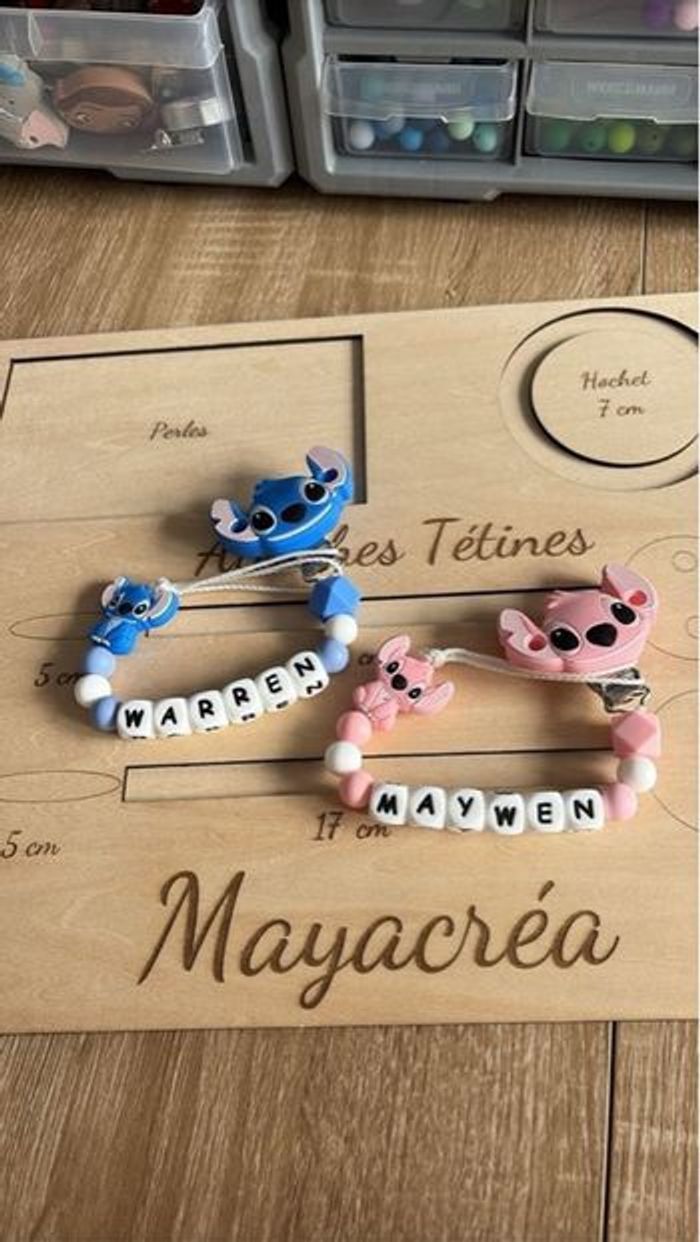 Attache tétine personnalisée - photo numéro 4