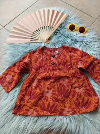 💡 tunique couleur été Kenzo kids fille 18 mois