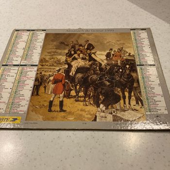 Celendier poste 1999