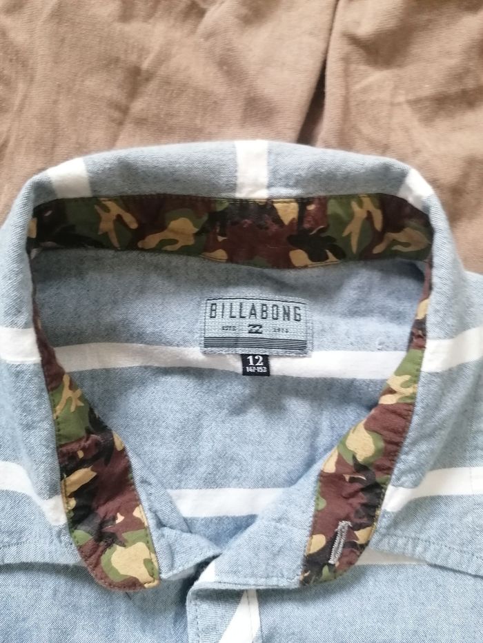 Chemise manches courtes 🩵 garçon 12 ans - photo numéro 2
