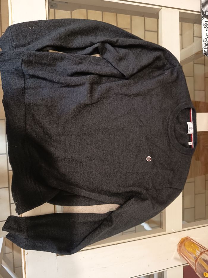 Pull leger, Serge Blanco, M, gris anthracite