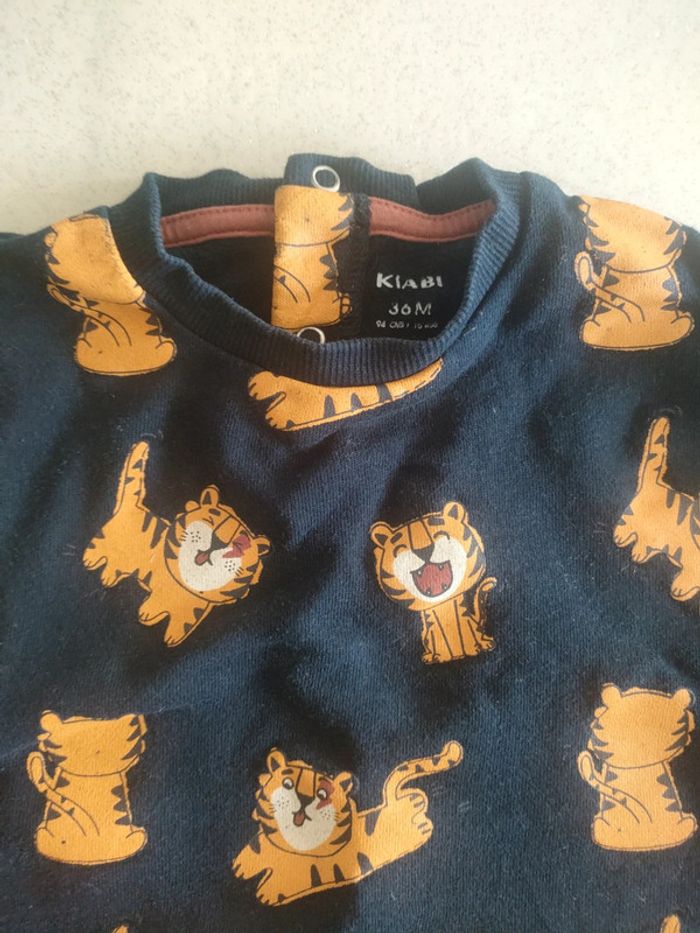 Pull tigre Kiabi 3 ans 36 mois - photo numéro 3