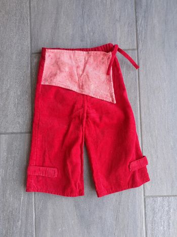 Pantalon velours fille 12 mois - Tout compte fait