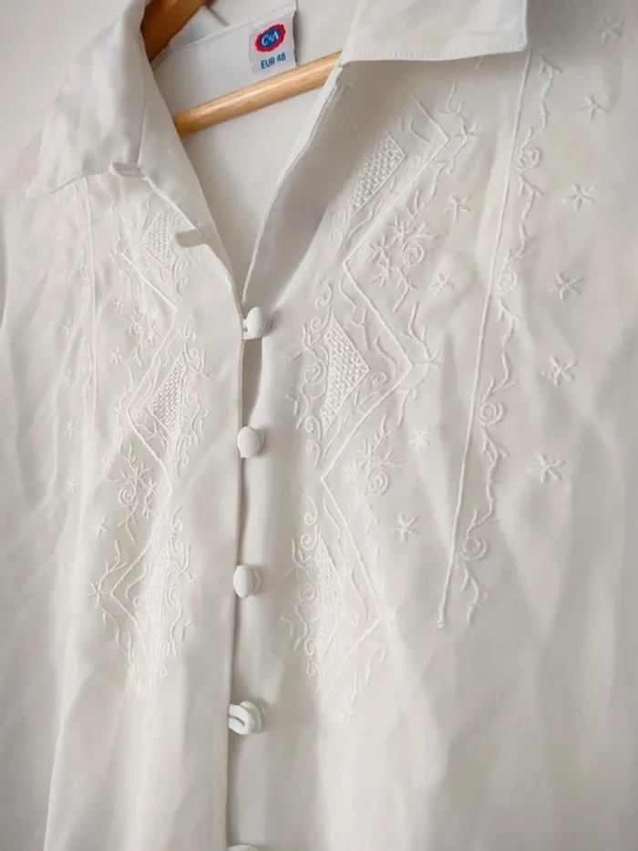 Chemise fluide blanche C&A 46 - photo numéro 3