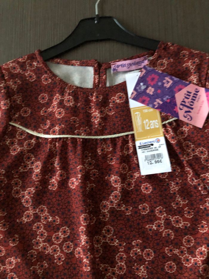 tunique blouse fille 12 ans - photo numéro 2