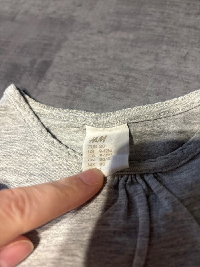 T shirt 9 mois manche longues - photo numéro 6