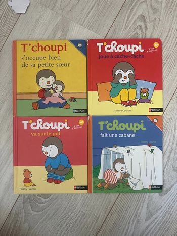 Lot 4 livres tchoupi