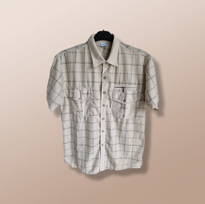 🌸 Chemise à carreaux beige Green-G Taille L 🌸 - photo numéro 3