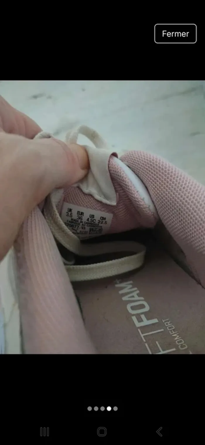 Baskets Fille Puma 36 - photo numéro 4